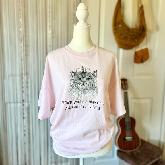 hanes graphic cat princess t-shirt - Picture 1 of 6